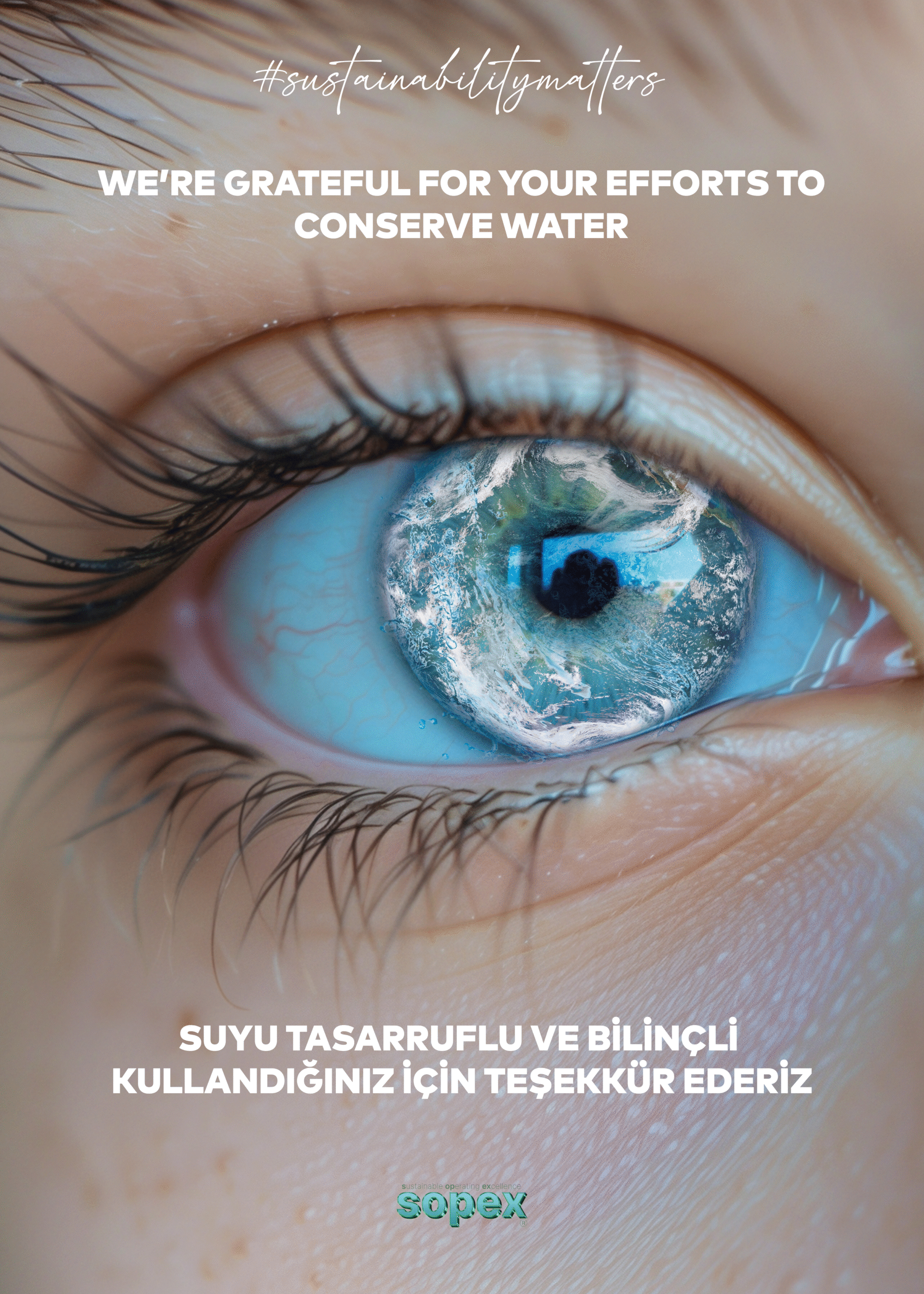 Suyu tasarruflu ve bilinçli kullandığınız için teşekkür ederiz