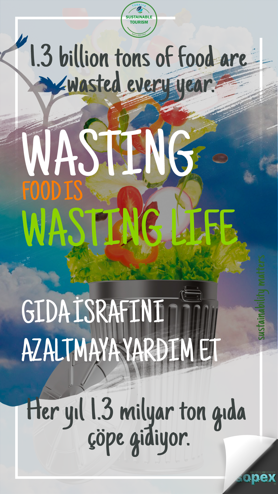 Gıda israfını azaltmaya yardım et